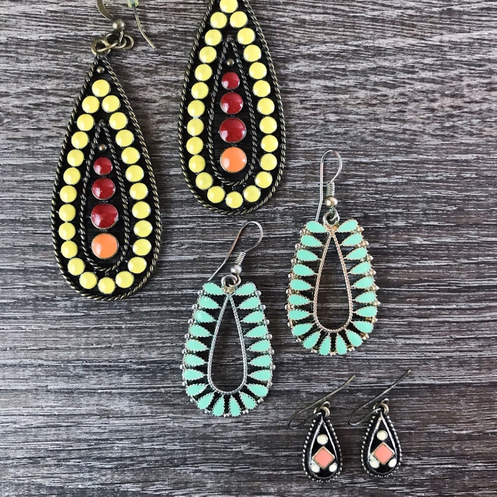 Tears of Joy 3pc earring set